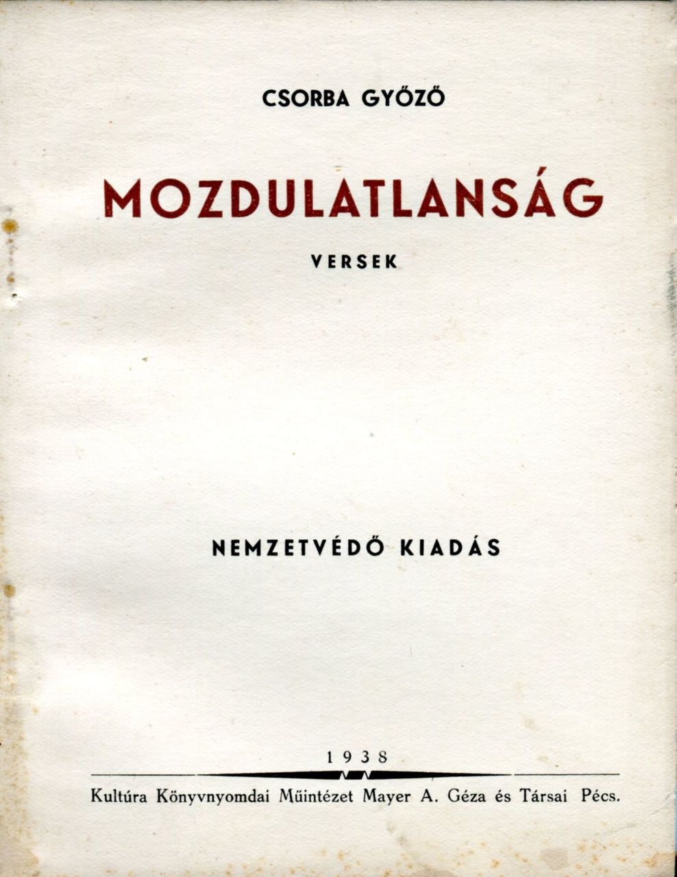 Mozdulatlanság
